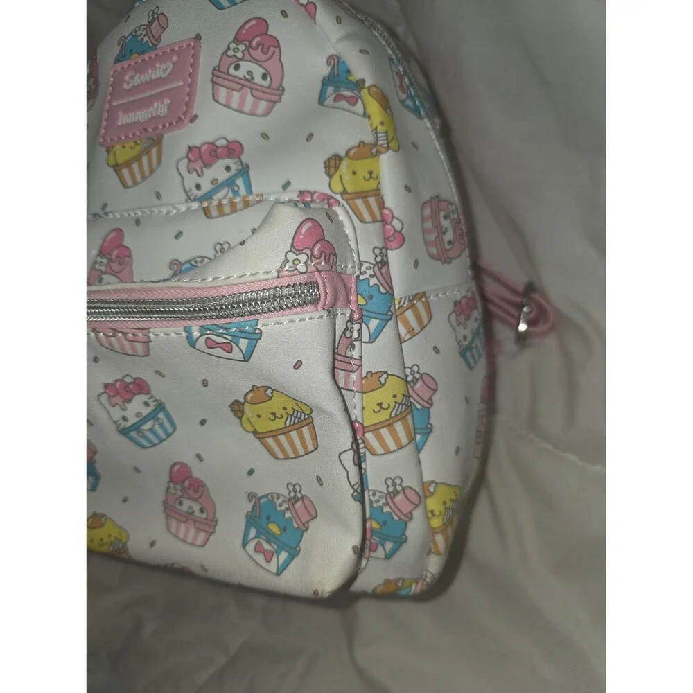 Loungefly Sanrio hello kitty cupcake character mini backpack purse bookbag bag!